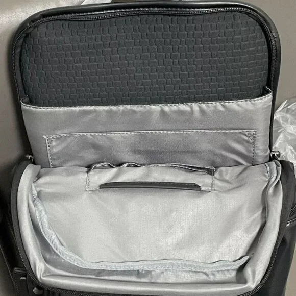 Tumi Alpha Business Backpack Black Leather